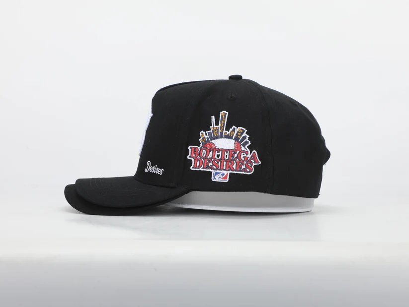 Bottega Desire Double Brim Hat (Black)
