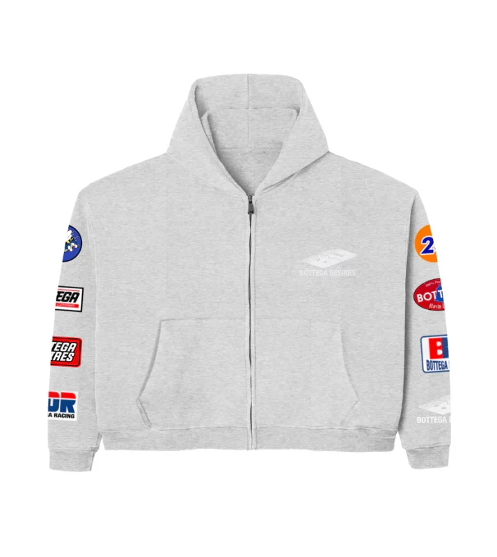 Bottega Desires Bdr Patches Jacket (Gray)