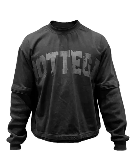 Bottega Desires Black War Long Sleeve Front View