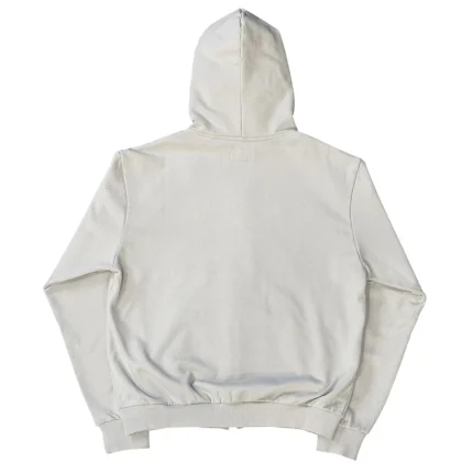 Bottega Desires Tech Jacket Grey back view with hooded minimalist design